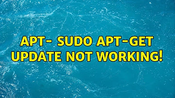 Ubuntu: apt- sudo apt-get update not working!
