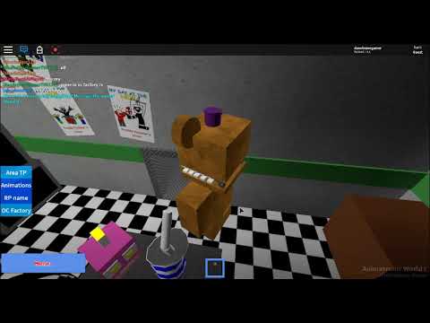 Making Withered Fredbear And Springbonnie In Roblox Animatronic