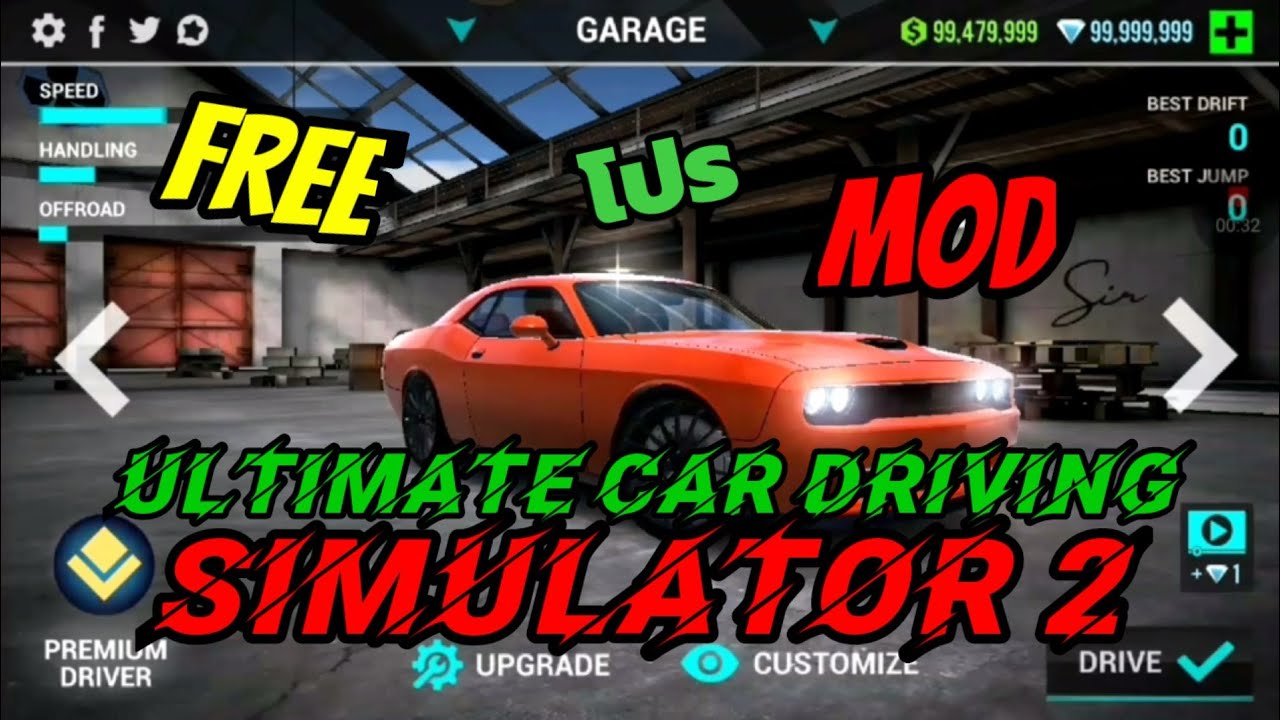 🔴แจกเกมโปรรถแข่ง🔴(Ultimate Car Driving Simulator 2) MOD 💵 ว่าวววว  YouTube