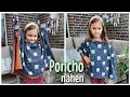 Poncho - Nähen OHNE Schnittmuster - Für Anfänger - Nähtinchen