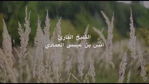 ما تيسر من سورة مريم ، الشيخ أنس العمادي وفقه الله