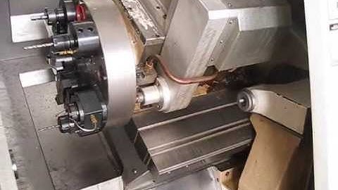 HAAS SL-20 "BIG BORE" CNC LATHE UNDER POWER & FOR SALE @ ROHNER MACHINERY