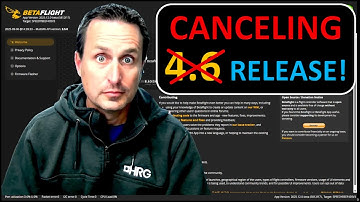 😮 BetaFlight CANCELING the 4.6 Release‼️