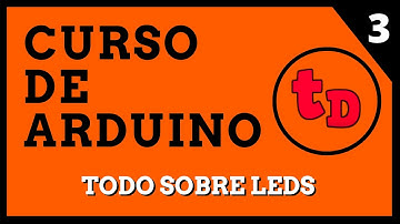 3-LEDS en Arduino. LED integrado intermitente-Curso de Arduino.