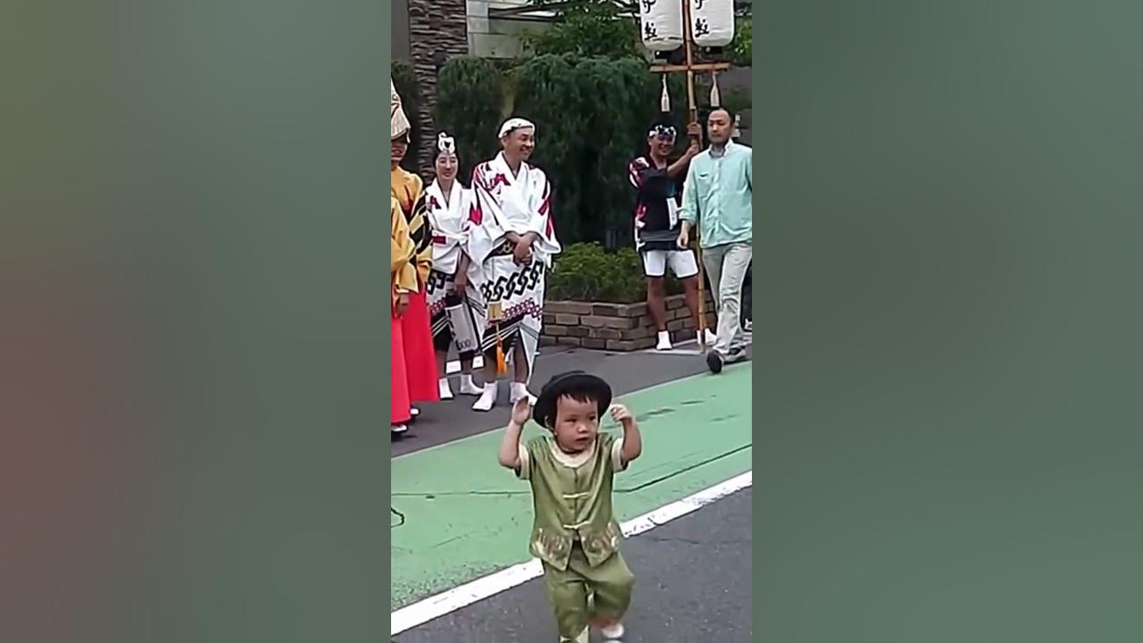 Awa Odori Festival Tokushima Japan baby dancing