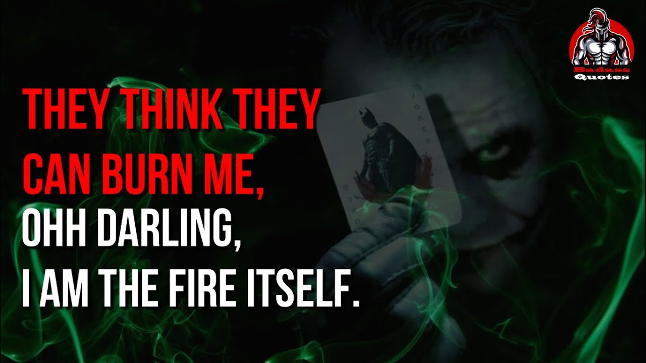 15 MOST POWERFUL JOKER MOTIVATIONAL QUOTES (Joker's Collection) | BADASS QUOTES