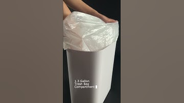The perfect automatic trash can for your bathroom & kitchen!