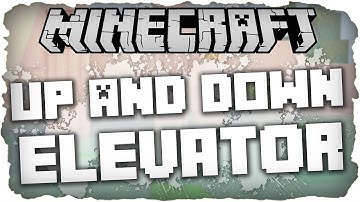 Minecraft Up And Down Piston Elevator Tutorial | Up And Down Piston Elevator Minecraft Easy Tutorial