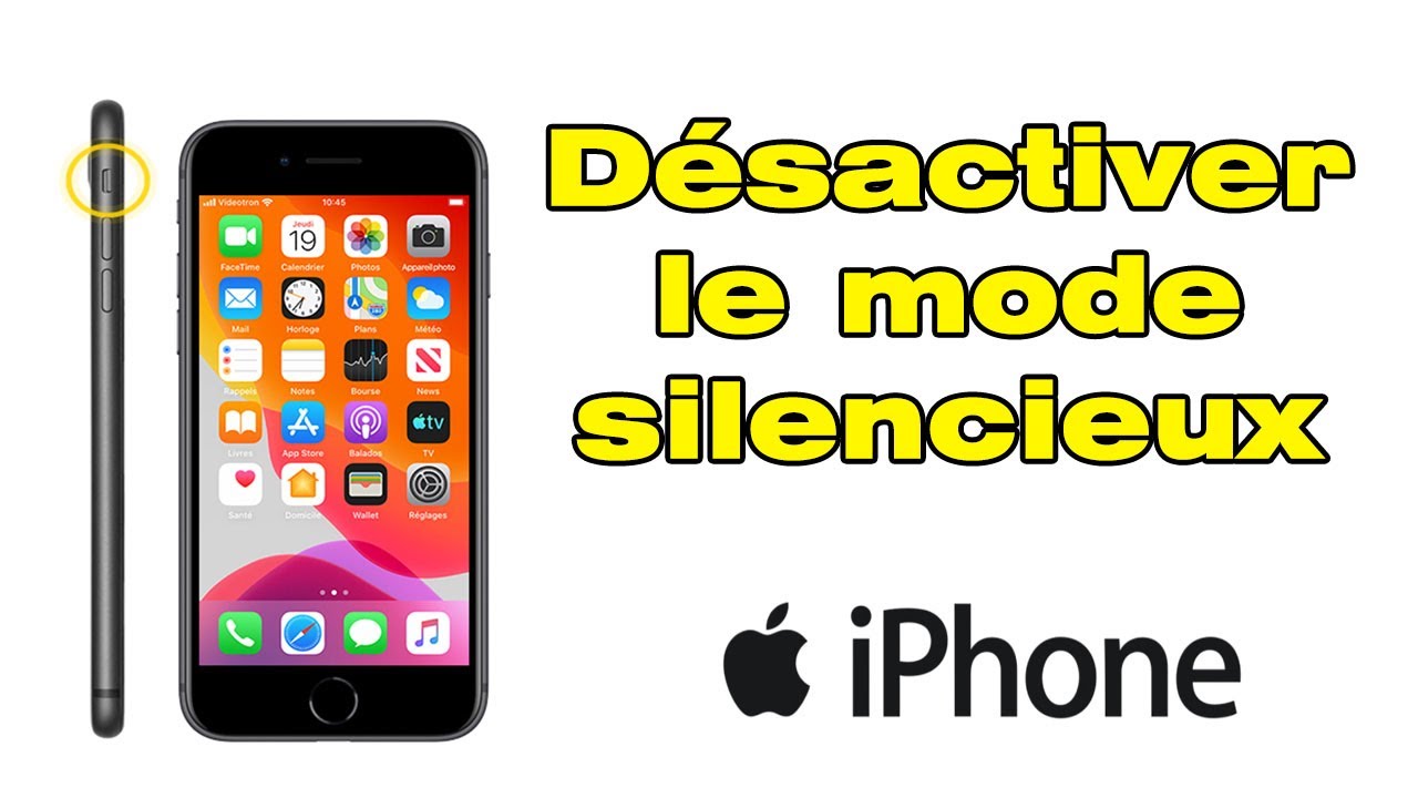 Comment désactiver et enlever le mode silencieux sur iPhone 8 YouTube