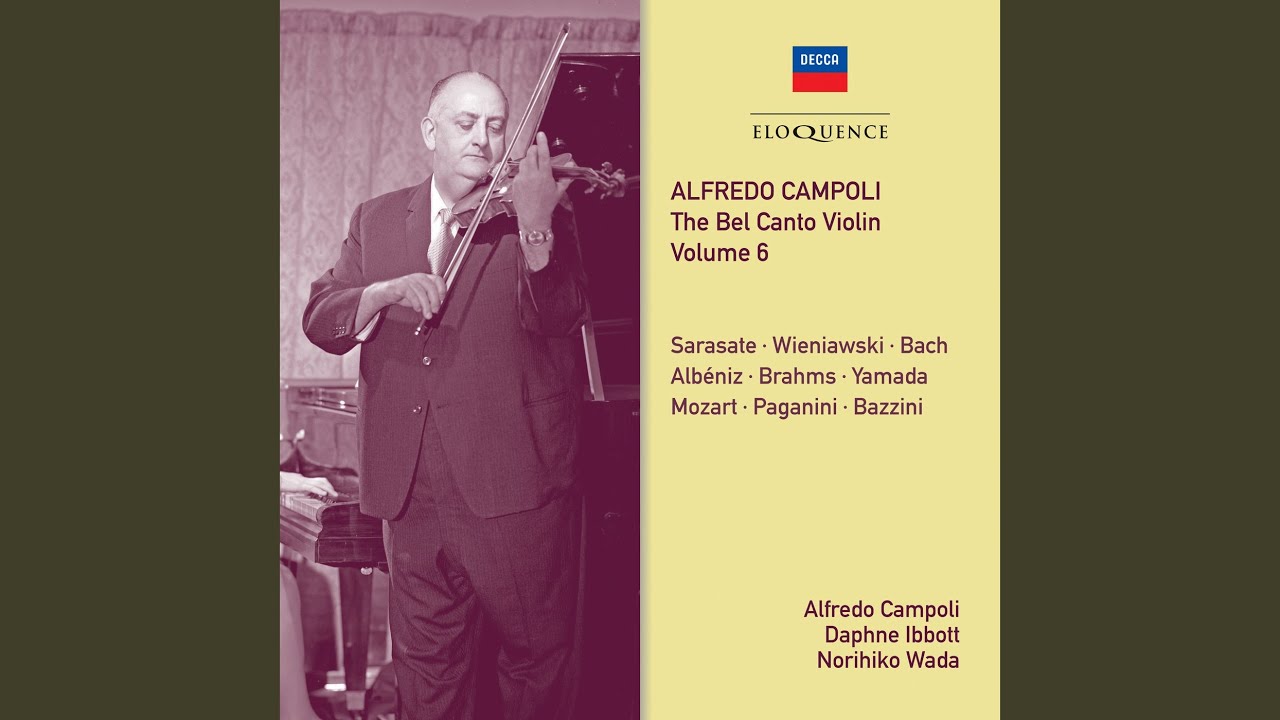 Sarasate: Danzas Españolas, Op. 22: No. 1, Romanza andaluza