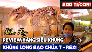 Khủng Long Bạo Chúa T-Rex Giá 200 Tỷ! - Khoa Pug Review Tất Cả Khủng Long Trên Trái Đất Ở Chicago!