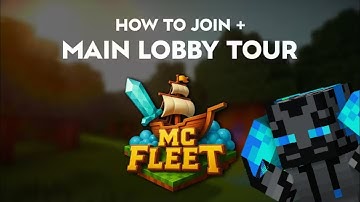 @McFleetDotNet  - How To Join mcFleet Server | Main Lobby Tour || My Reaction ||