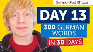 Day 13: 130/300 | Learn 300 German Words in 30 Days Challenge