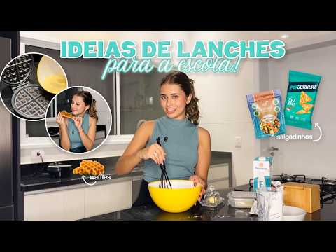 Practical snack ideas to take to school! | Quick and healthy recipes! - Luiza Vinco