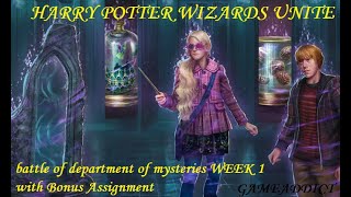 HARRY POTTER WIZARDS UNITE BRILLIANT EVENT - Battle Of The Department Of The Mysteries With Bonus