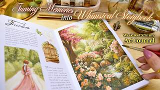 52-Week Art Journal Challenge | Depicting Freedom Into Whimsical Story Journaling ✨