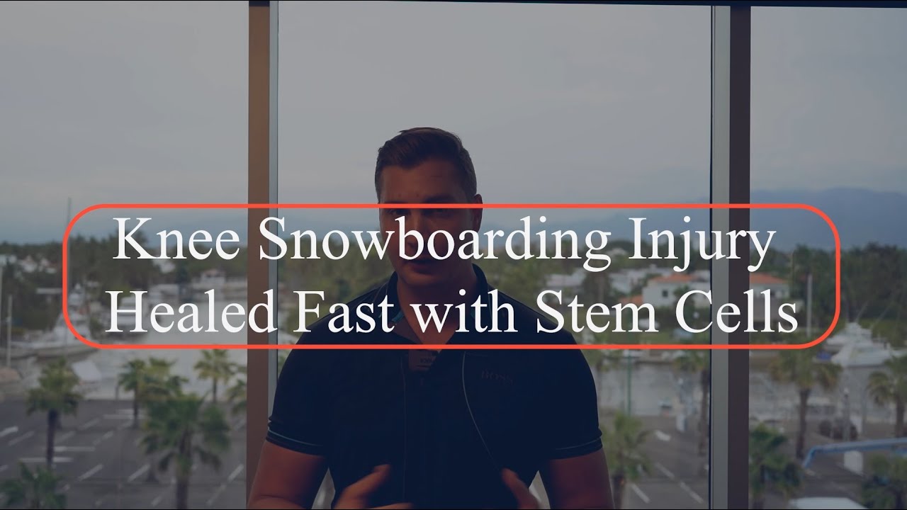 Knee Snowboarding Injury Healed Fast with Stem Cells YouTube