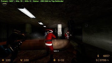 ZOMBIE ESCAPE MOD ON COUNTER-STRIKE: SOURCE, MAP: ZE_slender_escape, level 1, CSS