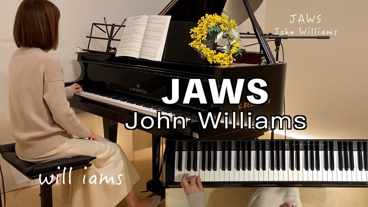 【JAWSジョーズ/ジョン・ウィリアムズ John Williams】 映画『JAWS』 1975年 ピアノ