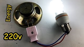 Awesome Free Energy Generator Self Running Using By Speaker Magnet