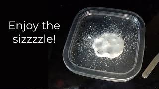 Sizzzzzzzle!  Reaction of Sodium Carbonate and Hydrochloric Acid