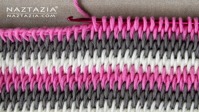 How To - Tunisian Knit Stitch [BEGINNER STITCH PATTERN + TUTORIAL