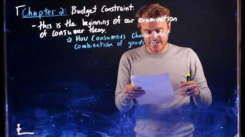 Intermediate Micro - Budget Constraint - Intro