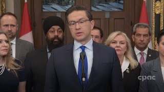 Pierre Poilievre on Conservative party&#39;s demands to pass federal budget bill, wildfire response