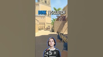 DONK PLAYING FACEIT | INSANE 1V5 ACE  #cs2clips #csgo #cs2 #donk #faceit  #cs2highlights