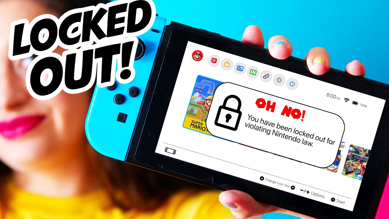 Nintendo Switch OLED Don't get locked out! YouTube