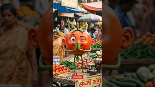 Tamatar bol utha 🍅😂 | Funny Talking Tomato #shorts