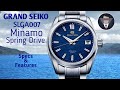 Grand Seiko Minamo SLGA007 SPRING DRIVE Specs and Features by Samy