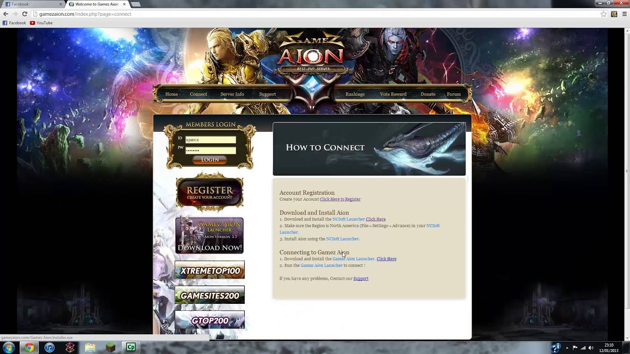 gamez aion installer