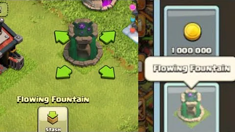 New "Flowing Fountain" Statue Of April Season Clash of Clans