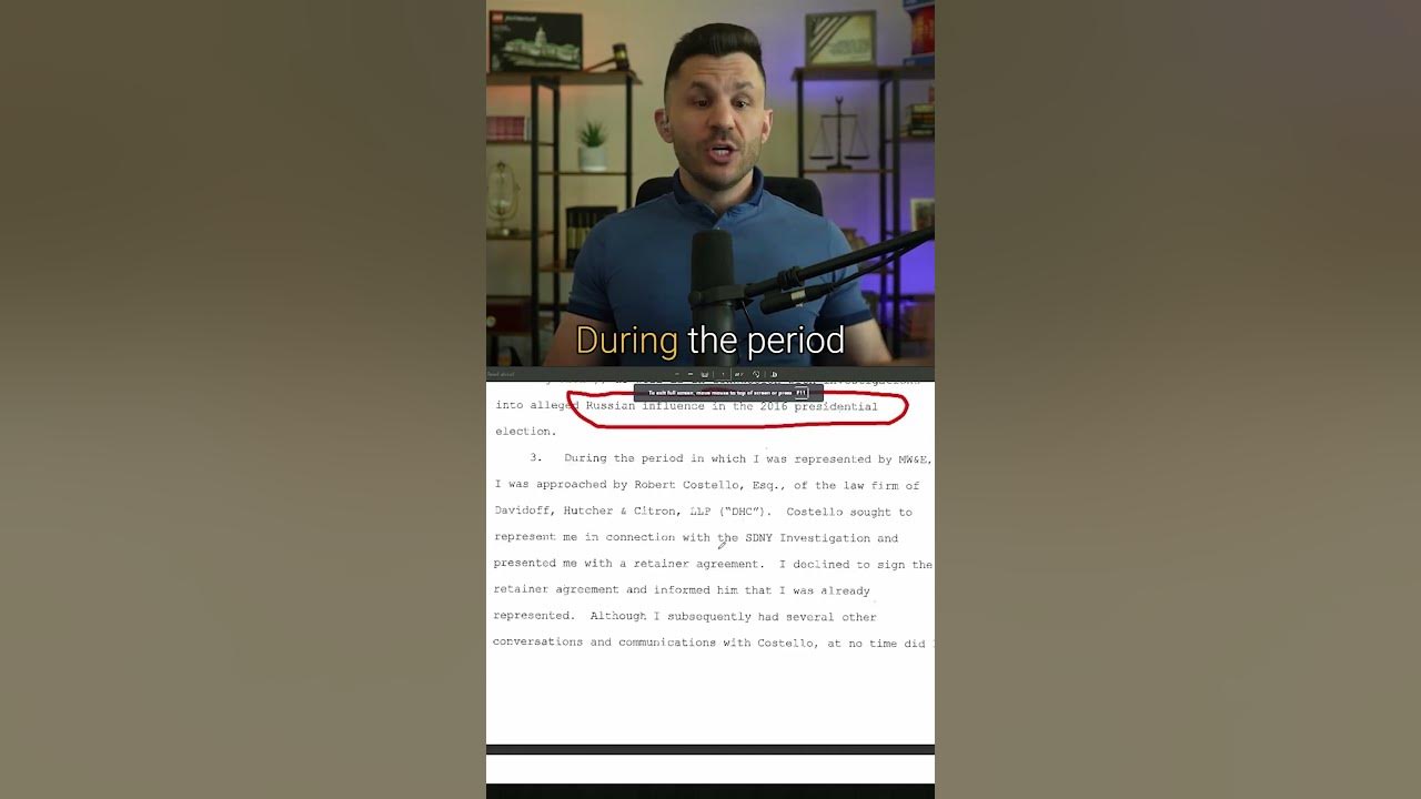 Cohen's Waiver of Privilege shorts YouTube