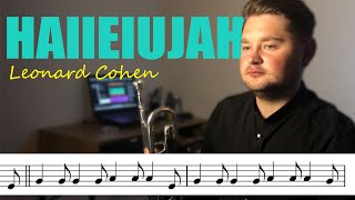 Hallelujah - Trumpet (with Sheet Music / Notes) chords