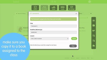 Tutorial | Assigning homework | BlinkLearning