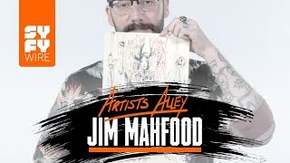 Jim Mahfood Sketches Grrl Scouts (Artists Alley) | SYFY WIRE