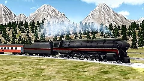 Train Sim - Mountain Pass Using N&W J Class - Simulasi Kereta Api