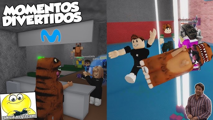 Roblox - FOMOS INFECTADAS PELO SORRISO DOS PANDINHAS (Infectious Smile)