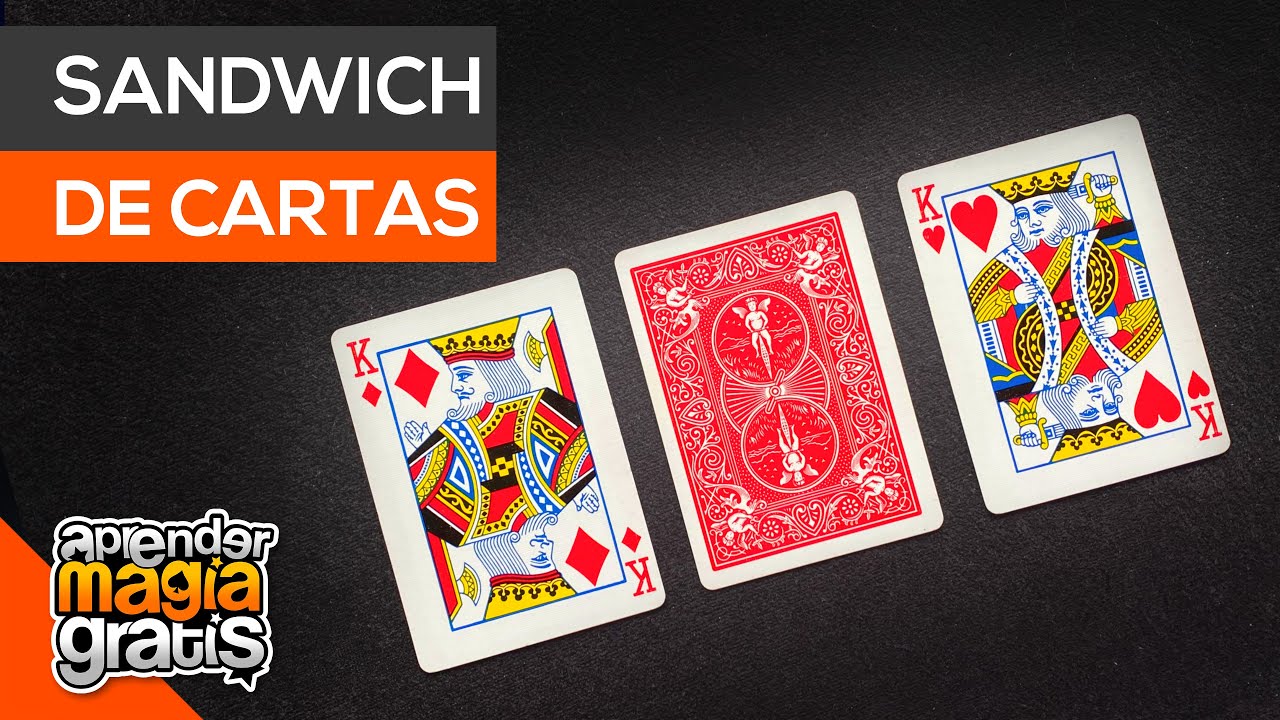 El mejor TRUCO de MAGIA con CARTAS | Los Sandwiches | Aprender Magia Gratis