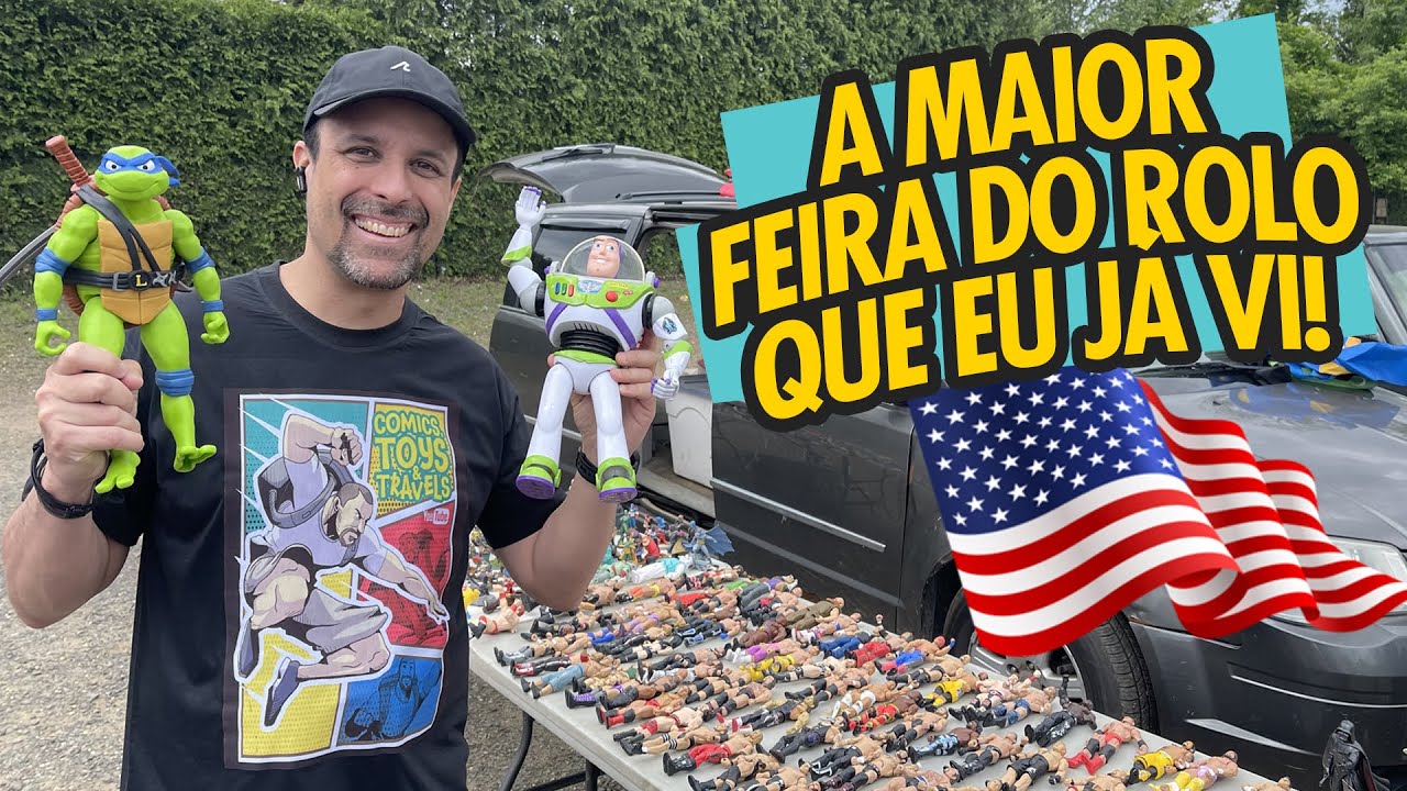 A maior feira do rolo que eu já vi! Englishtown Auction Sale - Flea Market GIGANTE em New Jersey EUA