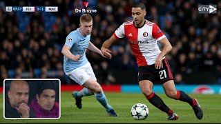 Sofyan Amrabat vs Manchester City | Duel vs De Bruyne & Silva | Manchester United Target