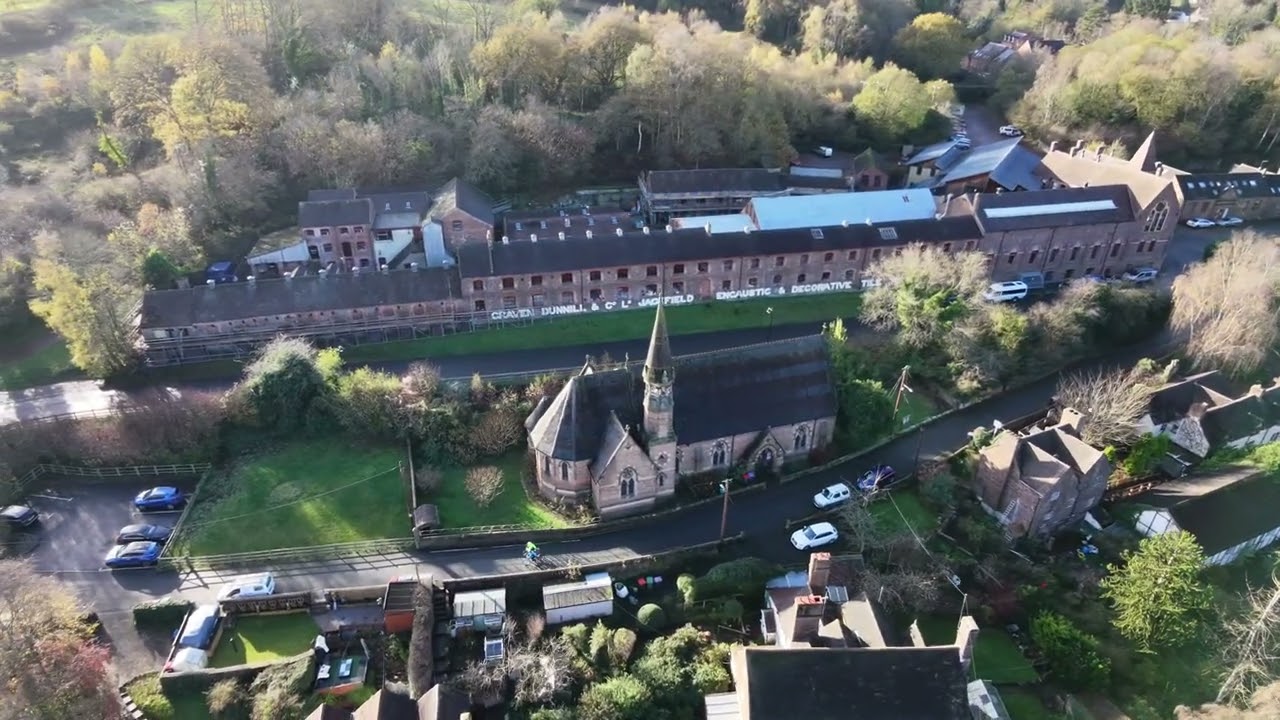 The Church Of St Mary The Virgin Jackfield Telford (DJI Neo 2)
