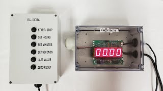 DC-10T-DN-NEMA (Count Down Timer with Wired Remote, both NEMA 4X Enclosed)
