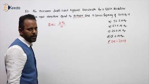Solving Problem 1: QPSK  | Band Pass Signalling | Communications GATE