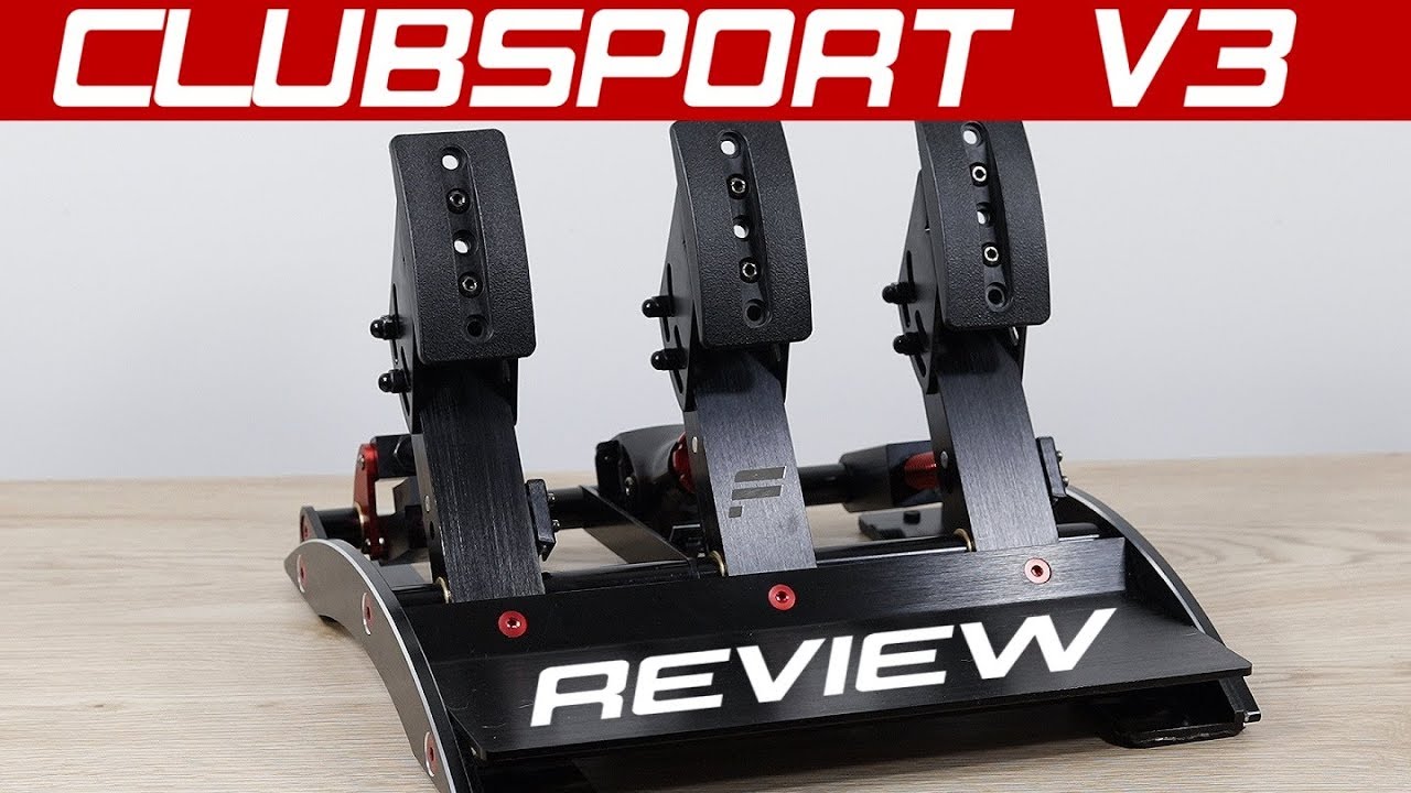 Fanatec ClubSport V3 Pedal Review - YouTube