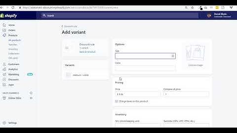 Discount rules for Shopify - Basic rules with Automatic Discount