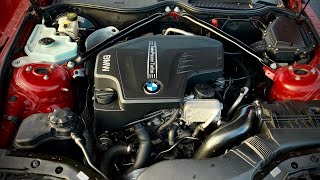 BMW Z4 28i - N20 engine with crack in the turbo (before and after fix)