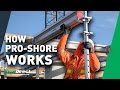 Pro-Shore Concrete Shoring System - Application